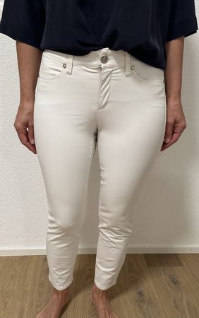 Schöne weisse Jeans 36/38 mit Reissverschluss 