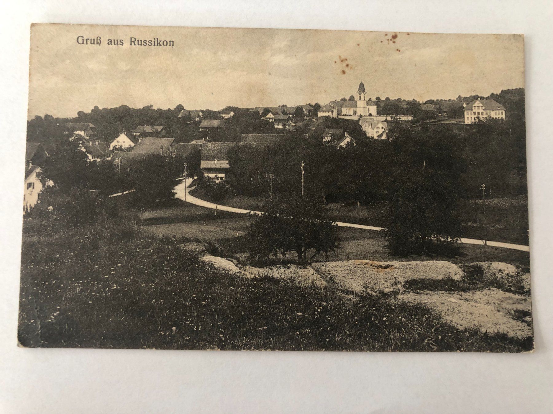 Cartoline postali: Gruss aus Russikon  1921 – Usato da Pfäffikon ZH venduto da Waltoversand