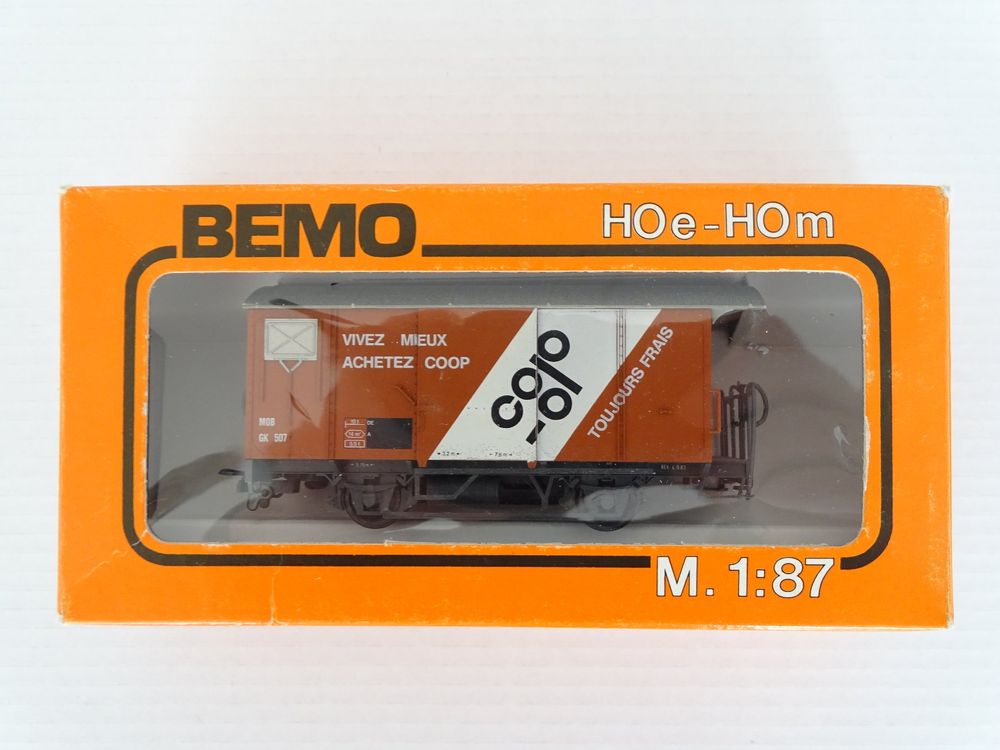 Bemo 2274 327 MOB Gk 507 Gedeckter Güterwagen &amp;quot;Coop&amp;quot; | Kaufen auf Ricardo