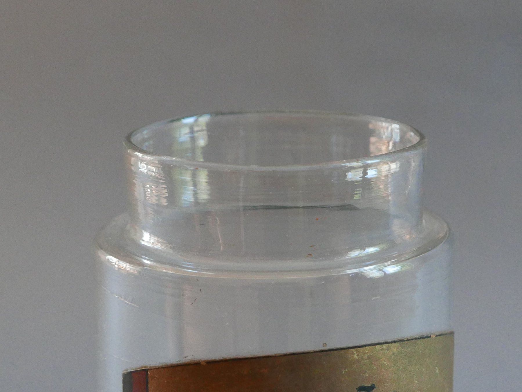 Gläser: ANTIKE APOTHEKER-DOSEN GLAS 19. JH. – Gebraucht aus Balgach von Zwischenraum 5