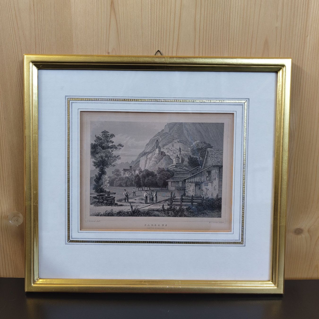 Incisioni: Original Stich Sargans von L. Rohbock – Usato da oberönz venduto da reg65