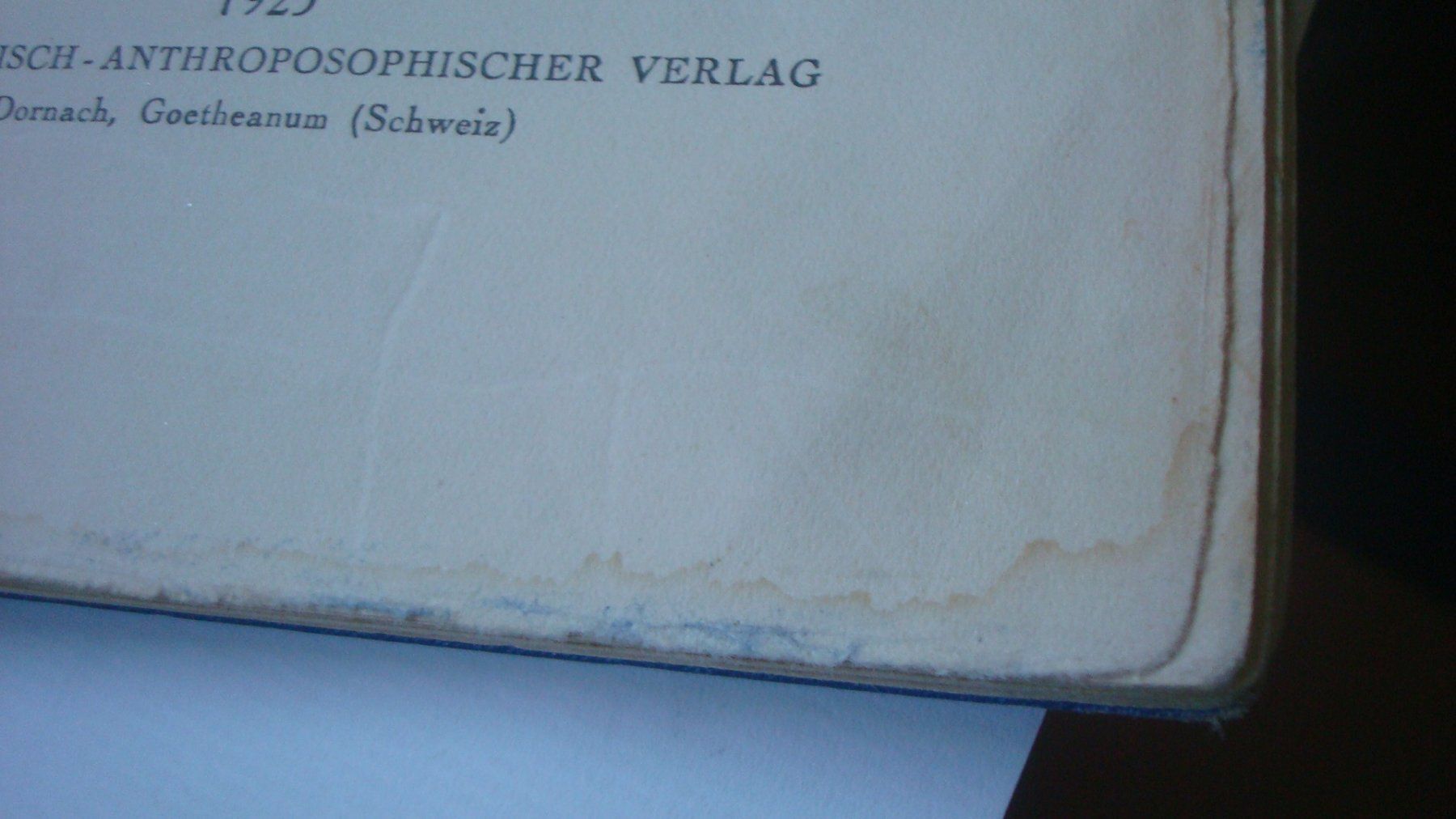 Libri: Rudolf Steiner "Wahrspruchworte" Leinen 1925 – Usato da Münchenstein venduto da Pesci6 1