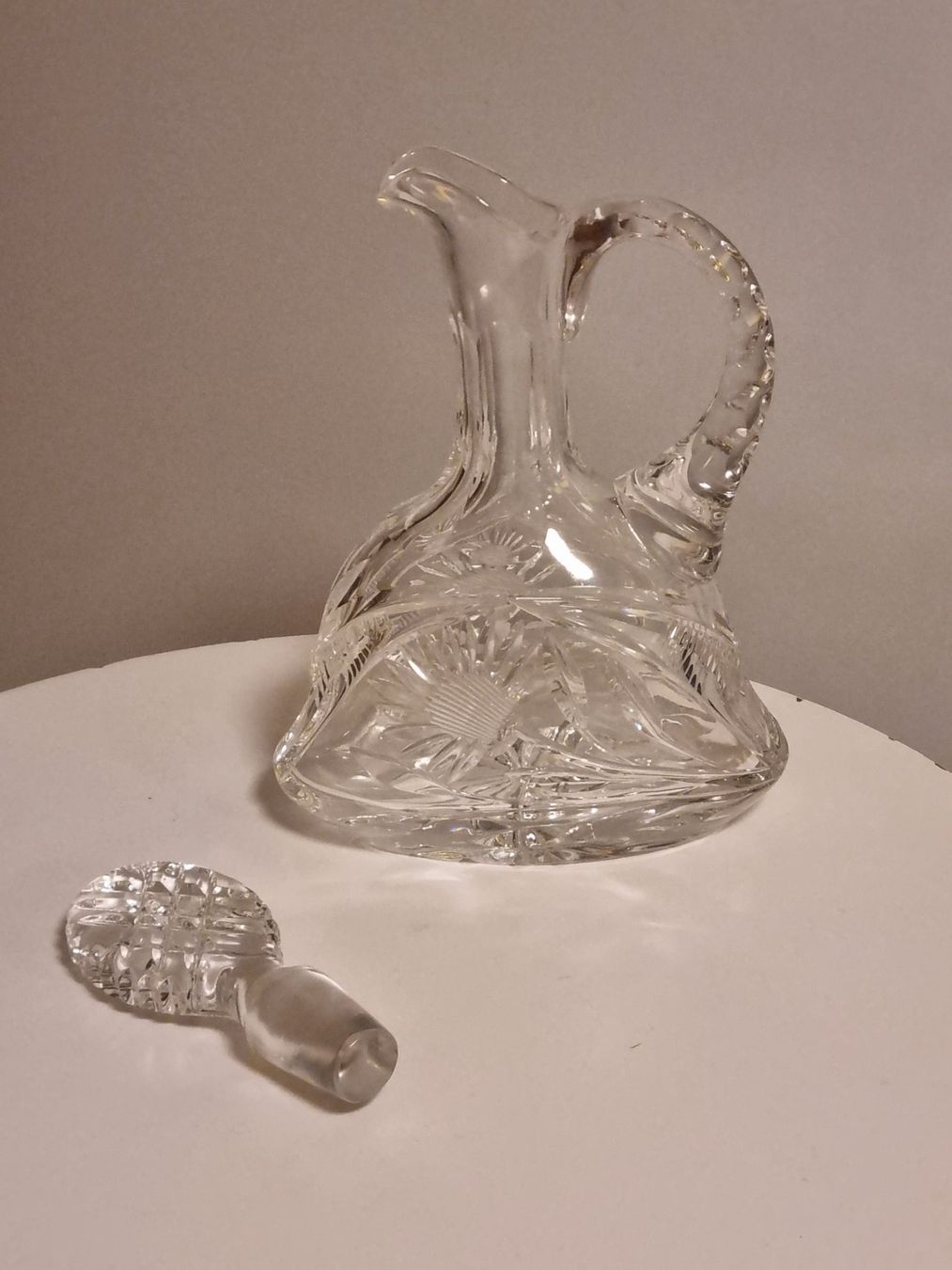 Caraffe: Vintage Glas Karaffe mit Stopfen 20cm – Usato da Scharnachtal venduto da devin03 8