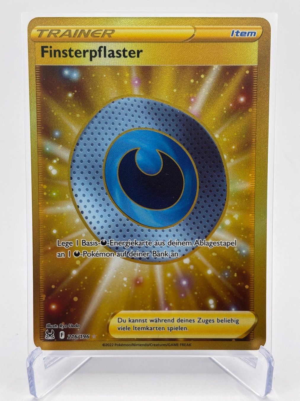 Pokémon Sammelbilder & Trading cards: Verlorener Ursprung - Finsterpflaster  (LOR 216) - DE – Neu (gemäss Beschreibung) aus Allschwil von Bullach