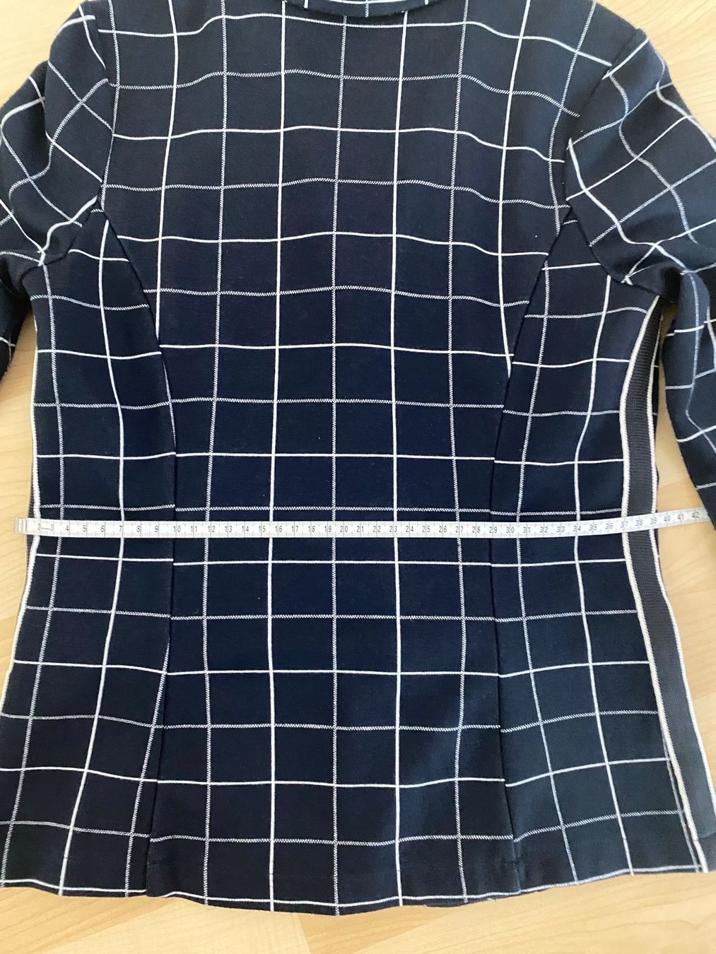 Giacche: Street One Blazer dunkelblau kariert Gr. 34 – Usato da Oberwil bei Büren venduto da _kuchen 2