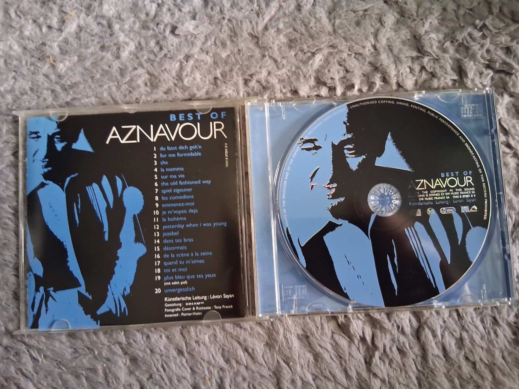 CDs: AZNAVOUR     BEST OF     CD – Gebraucht aus Wetzikon ZH von Ramones01 2