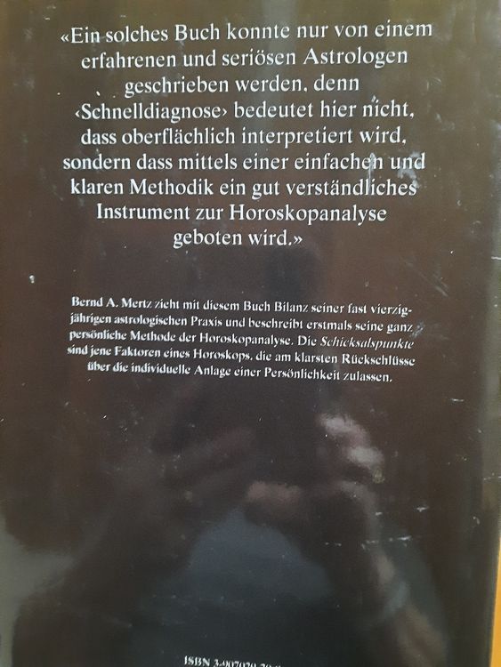 Schicksalspunkte Im Horoskop Von Bernd A.Mertz | Kaufen Auf Ricardo