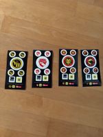 Stickerbogen YB, FC Thun, SCB, SCL alle reflektieren