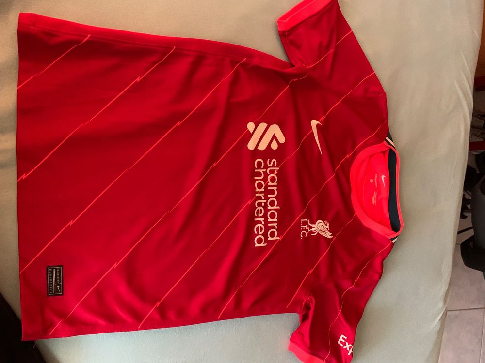 Liverpool FC Kinder-Trikot Offiziell - Rot Polyester Fan Dress
