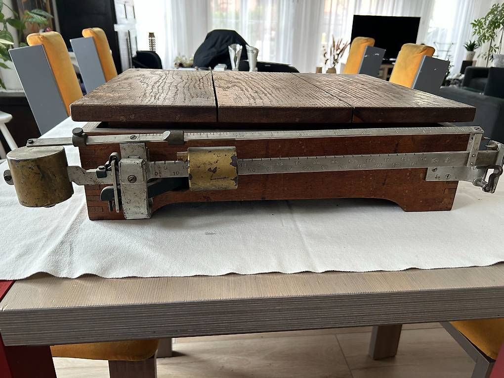 Waagen und Gewichte: Antike Plattformwaage bis 150Kg – Gebraucht aus Kaiseraugst von Hassi_66 1