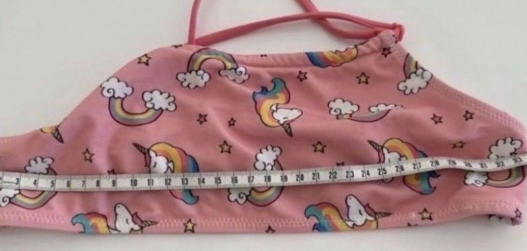 Badehosen: Bikini Pink Einhorn Muster Grösse ca 134/140  – Neu (gemäss Beschreibung) aus Freidorf TG von nad_fxh7 2