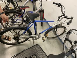 Fahrrad Monark blau/weiss gebraucht voll funktionsfähig