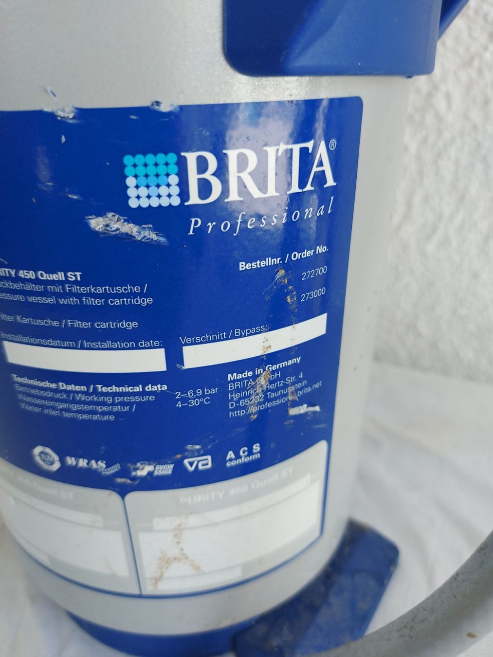 Sanitari: BRITA Wasserfilter PURITY 450 Quell ST gebraucht – Usato da Rheinau venduto da profitronic.shop 5