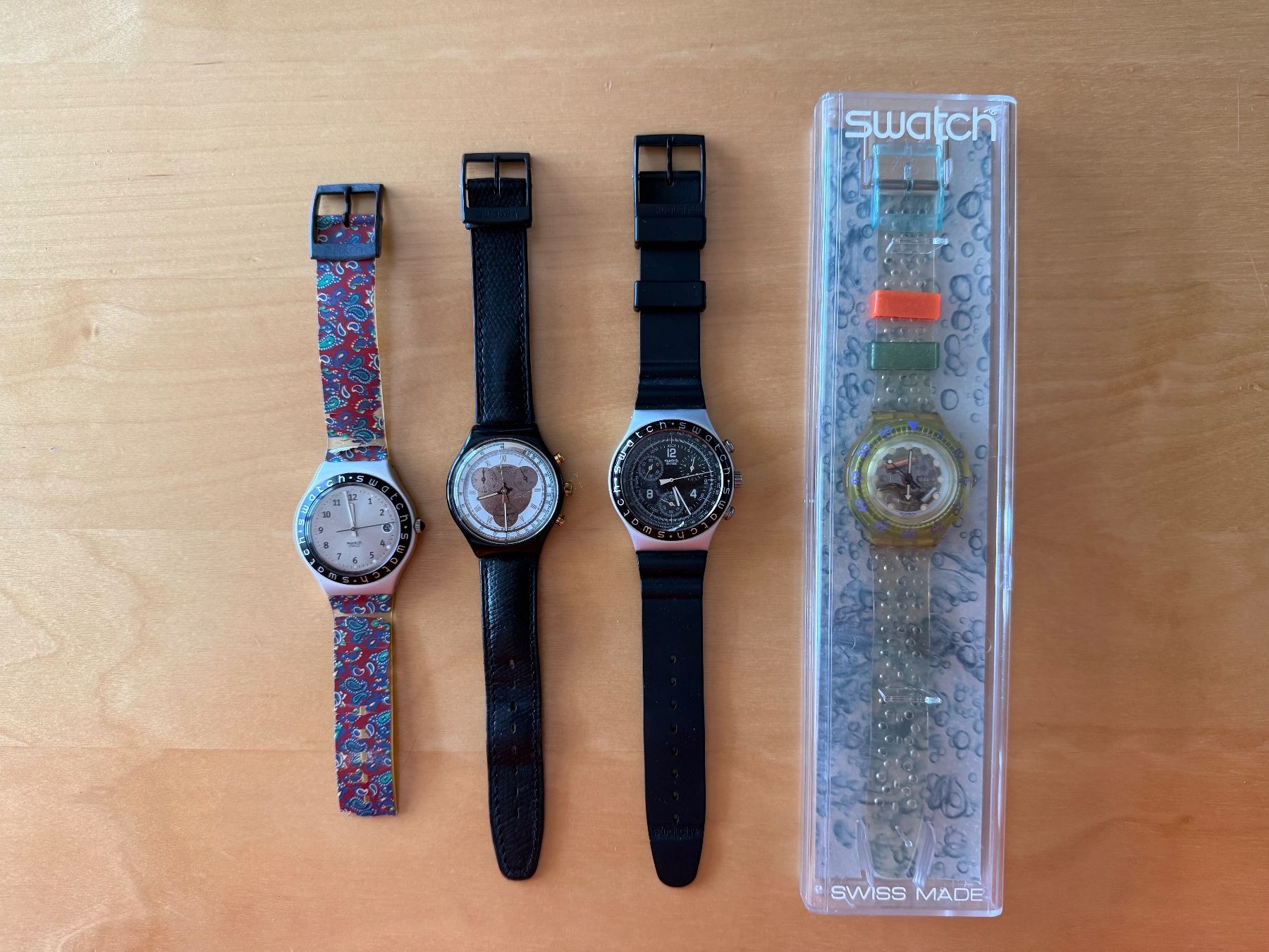 Swatch Orologi: Swatch Uhren, Vintage Modelle, 4 Stk – Usato da Lachen SZ venduto da BeldeuX