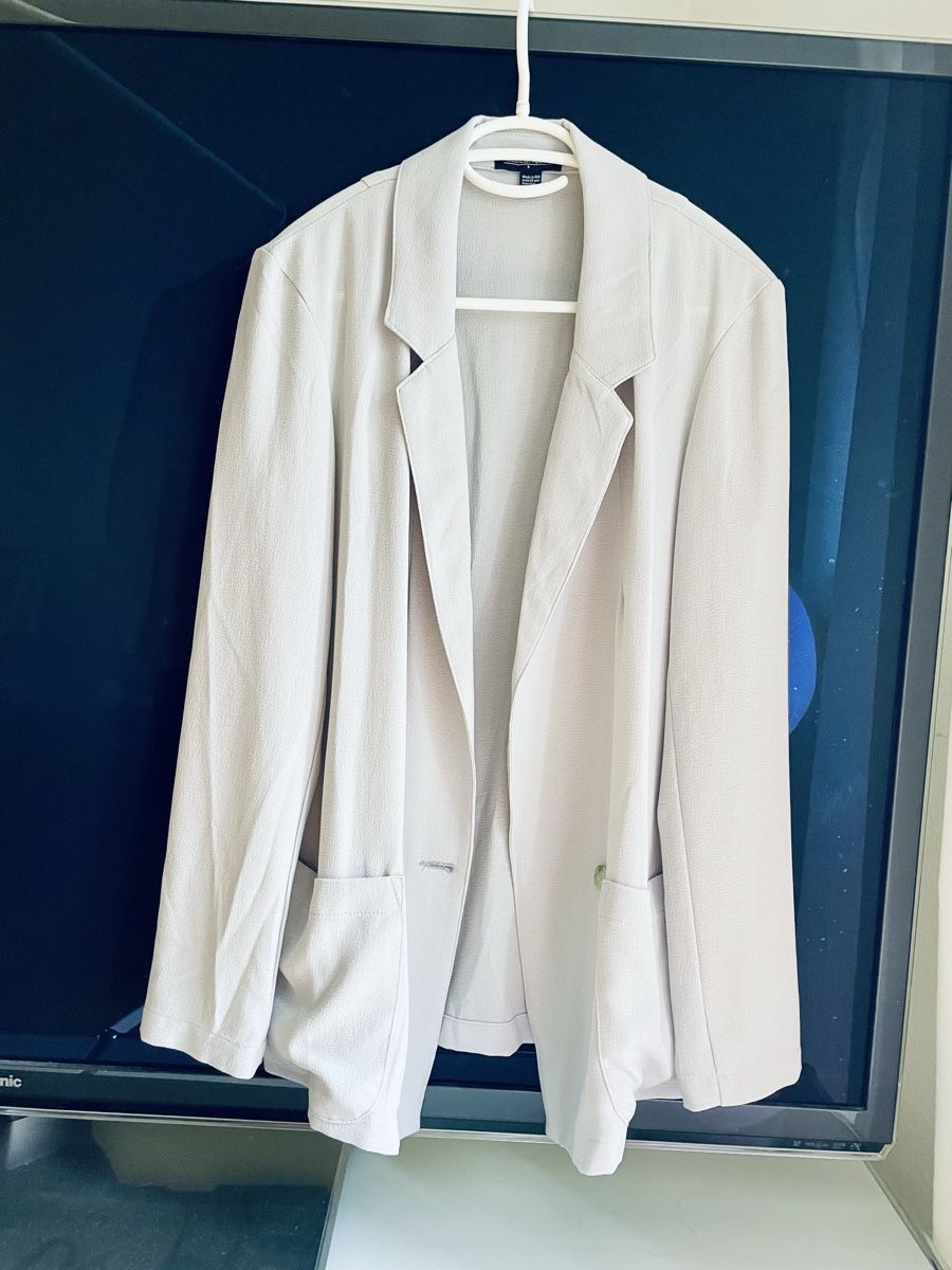 Giacche: American Apparel Blazer Jacke, hellblau/creme, Gr. S/M – Usato da Zürich venduto da Carlajimena 2