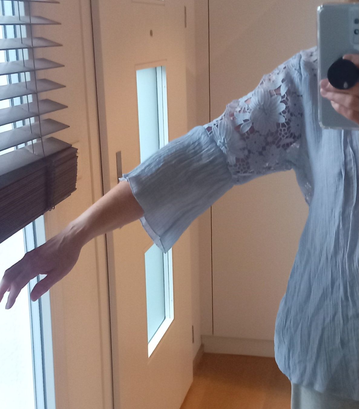 Camicette: Süsse Bluse Tunika hellblau Spitze Gr. 40 L  Boho – Nuovo (secondo la descrizione) da Nottwil venduto da cecilia44 7