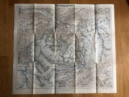 Kraftwerke Oberhasli. Übersichtskarte. 1948