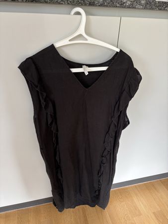 Seafolly Kleid S schwarz 100% Linen