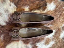 Schuhe Stuart Weitzman Damen braun Leder Grösse 39