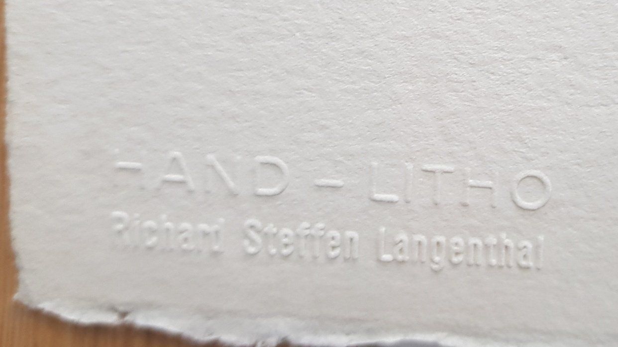 Grafica & Litografie: Bodo Stauffer  -     Schweizer Kunst - Swiss Art – Usato da Horw venduto da Kunstreich7 4