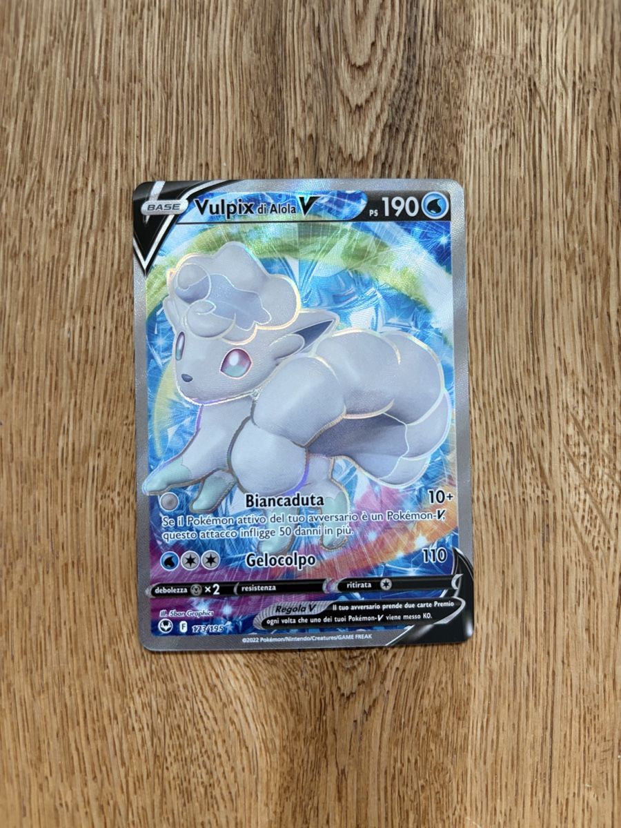 Pokémon Cartes à collectionner: Alolan Vulpix V F 173/195 IT – Neuf (Voir description) à Celerina par vyn_90