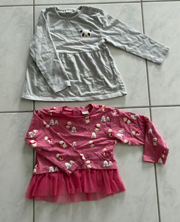 2x Kleidchen/Shirt Grösse 98/104