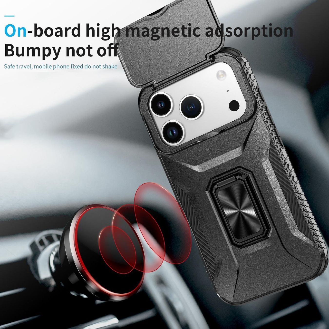 Cover & Protezioni schermo: iPhone 17 PRO Hülle Cover Ring Case Etui Coque Tasche Robust – Nuovo e nell'imballaggio originale da Volketswil venduto da coverandmore 6