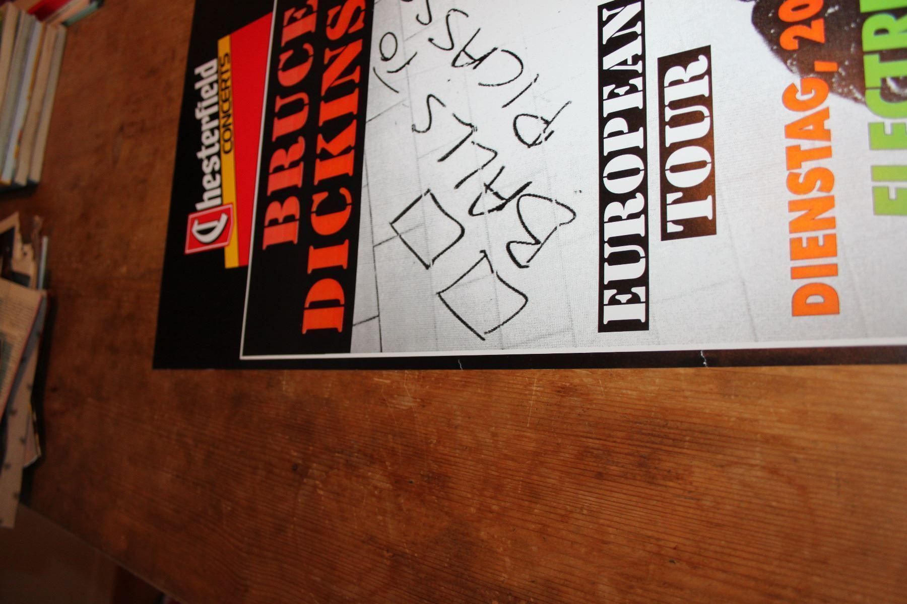 Dischi in vinile: BRUCE DICKINSON Konzert Poster 1994 ORGINAL motorhead – Usato da Pfaffhausen venduto da mono_rec 7