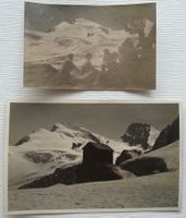 Britanniahütte, AK und Foto mit Bergsteigern (II), 1919-20