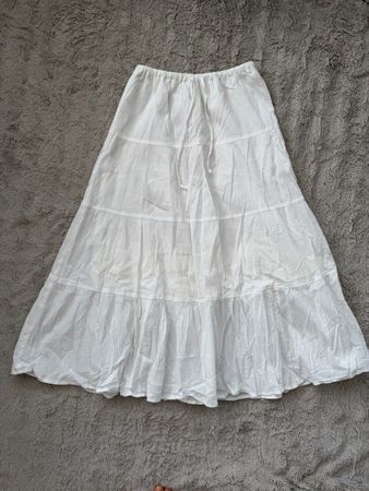 Maxi skirt white size S