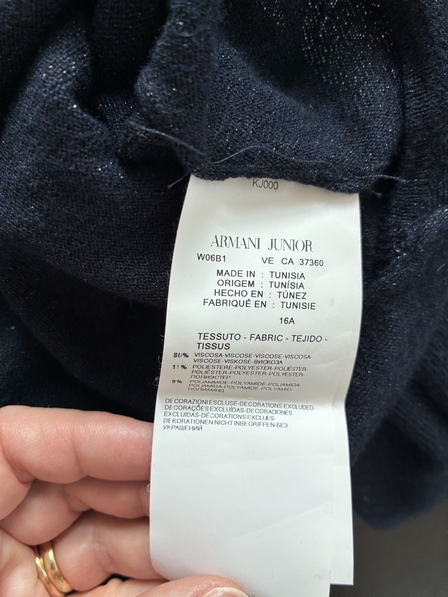 Armani Giacche & Cappotti: LIKE NEW!!! Armani scaldacuore blu scuro e lurex – Usato da Rüschlikon venduto da ant_5v7g 3