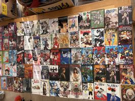 Lot de 69 mangas divers 