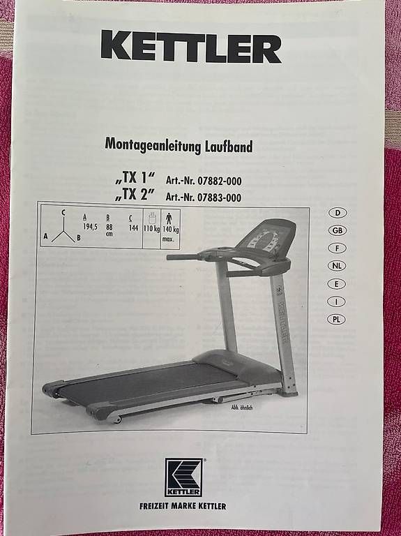 Hometrainer: Kettler Laufband "Marathon TX1" – Usato da Schliern b. Köniz venduto da fab_yjr8 4