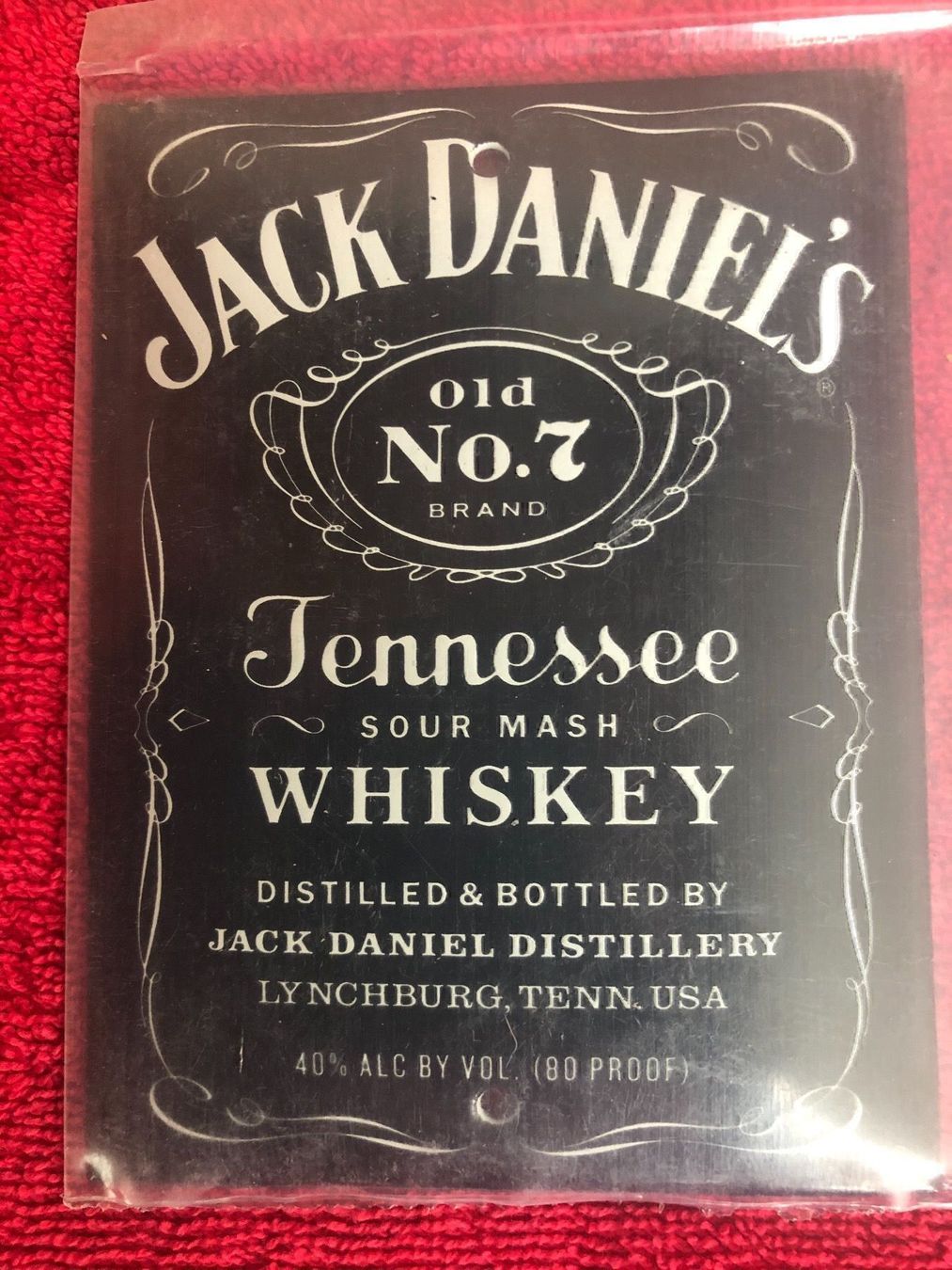 Insegne: Jack daniels tennesee Whisky werbung – Nuovo (secondo la descrizione) da Reinach AG venduto da rares75