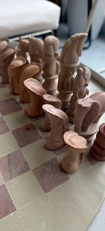 Giochi: Schachspiel-Speckstein – Usato da Pratteln venduto da Tuvalabuhu
