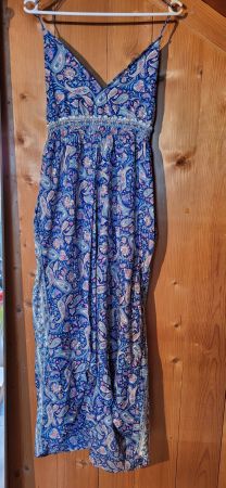 Sommerlicher Jumpsuit mit Paisleymuster, Grösse 38/M