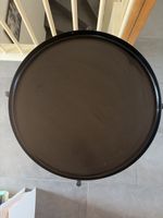 Beistelltisch Metall schwarz rund guter Zustand