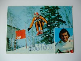 WALTER TRESCH (CH) SKISTAR  HANDSIGNIERT AK !