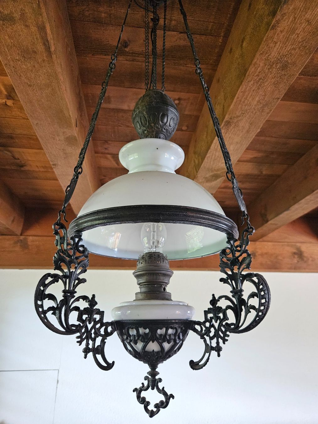 Lampadari & plafoniere: Petrol-Decken-Lampe elektrifiziert – Usato da Egliswil venduto da nor_fwl6