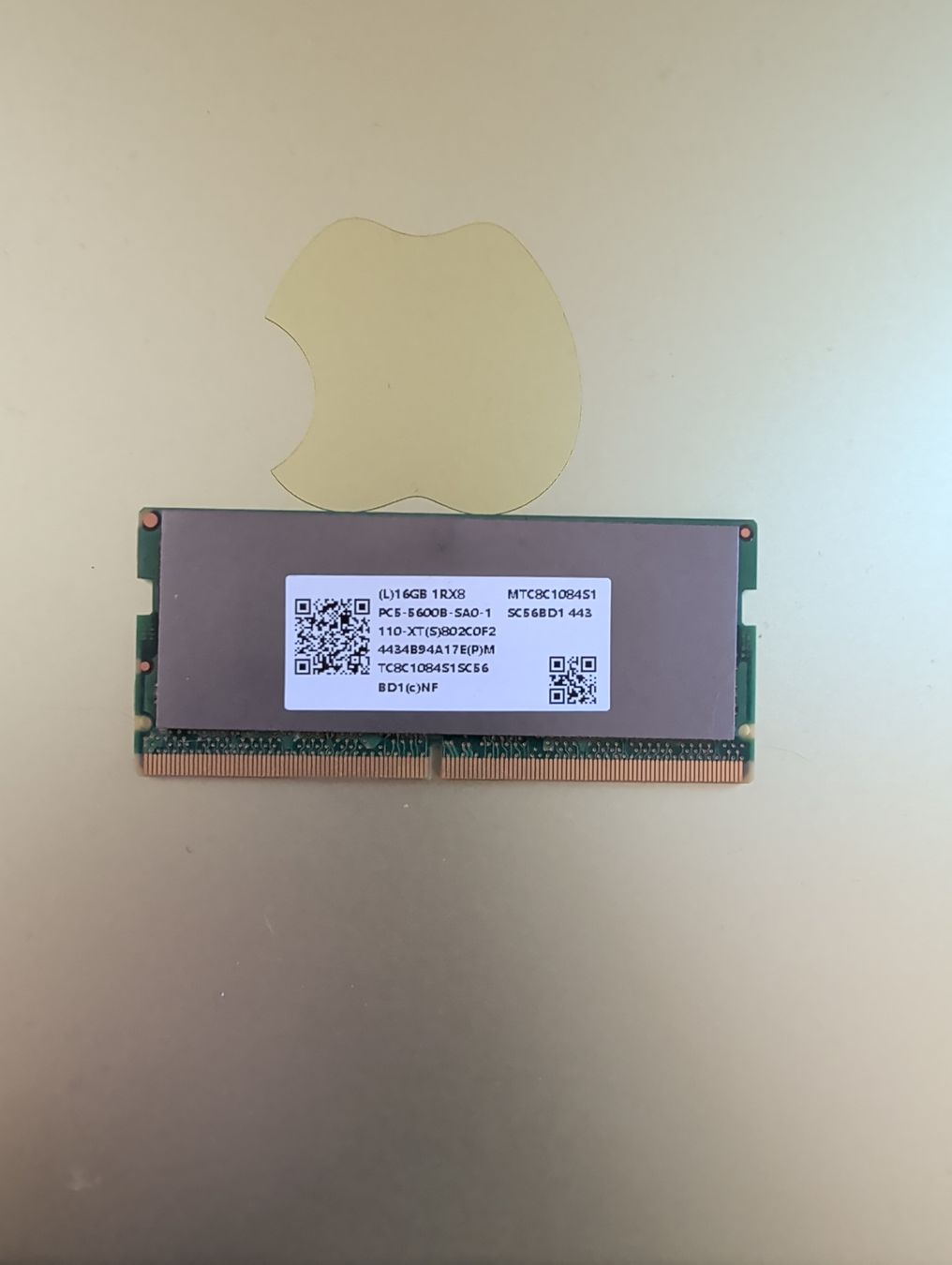 Memoria / RAM: Micron 16GB DDR5 RAM SODIMM – Usato da Lutry venduto da gar_9ppk