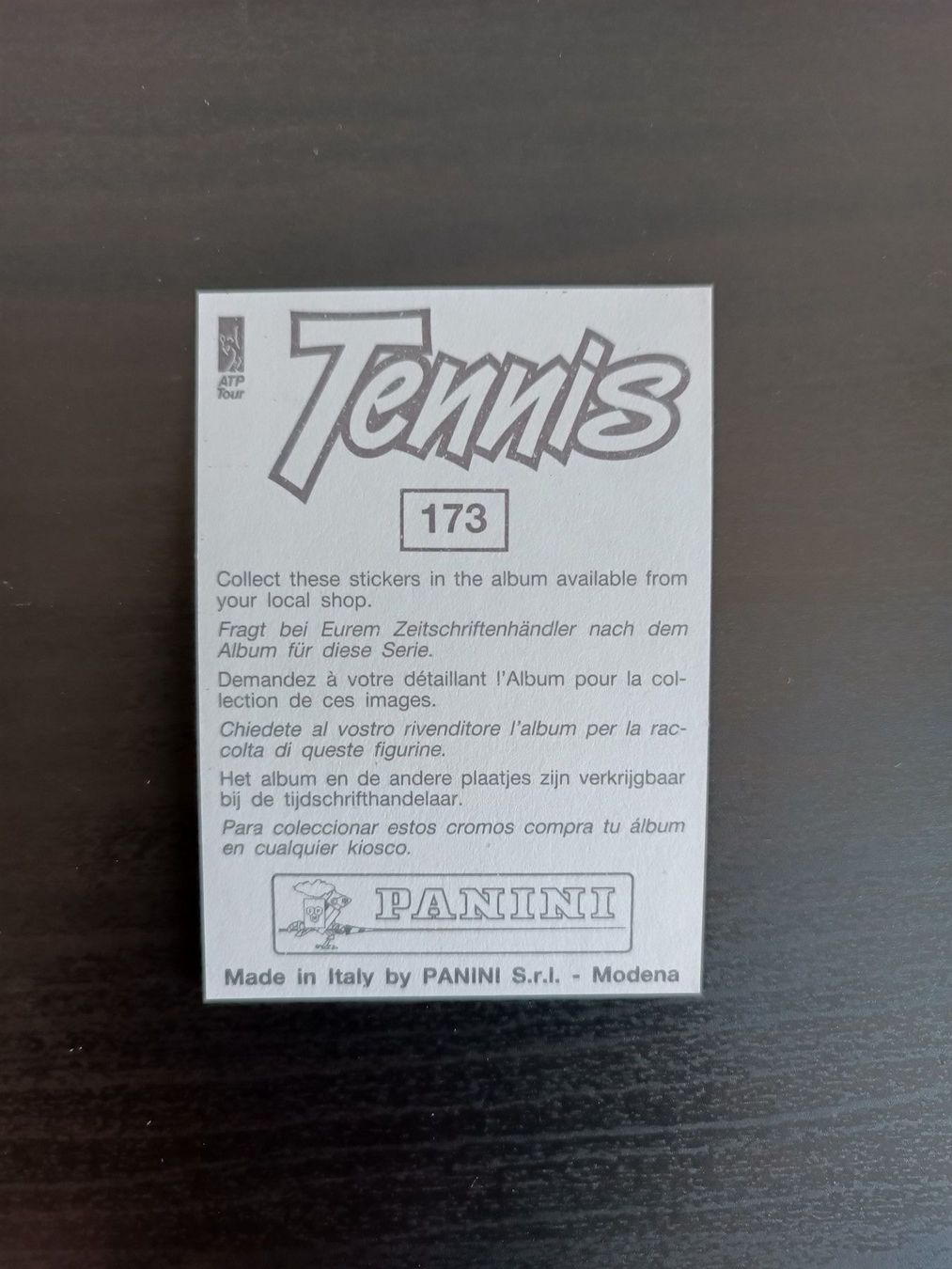 Panini Sammelbilder & Trading cards: John McEnroe panini tennis – Neu und originalverpackt aus Choëx von Stoj 1