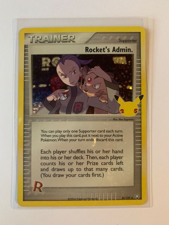 Pokémon Celebrations Rocket’s Admin (Neu (gemäss Beschreibung)) in ...