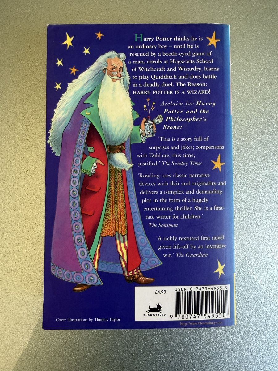 Libri: Harry Potter and the philosopher’s stone – Usato da Rossens FR venduto da ced_9pt8 1