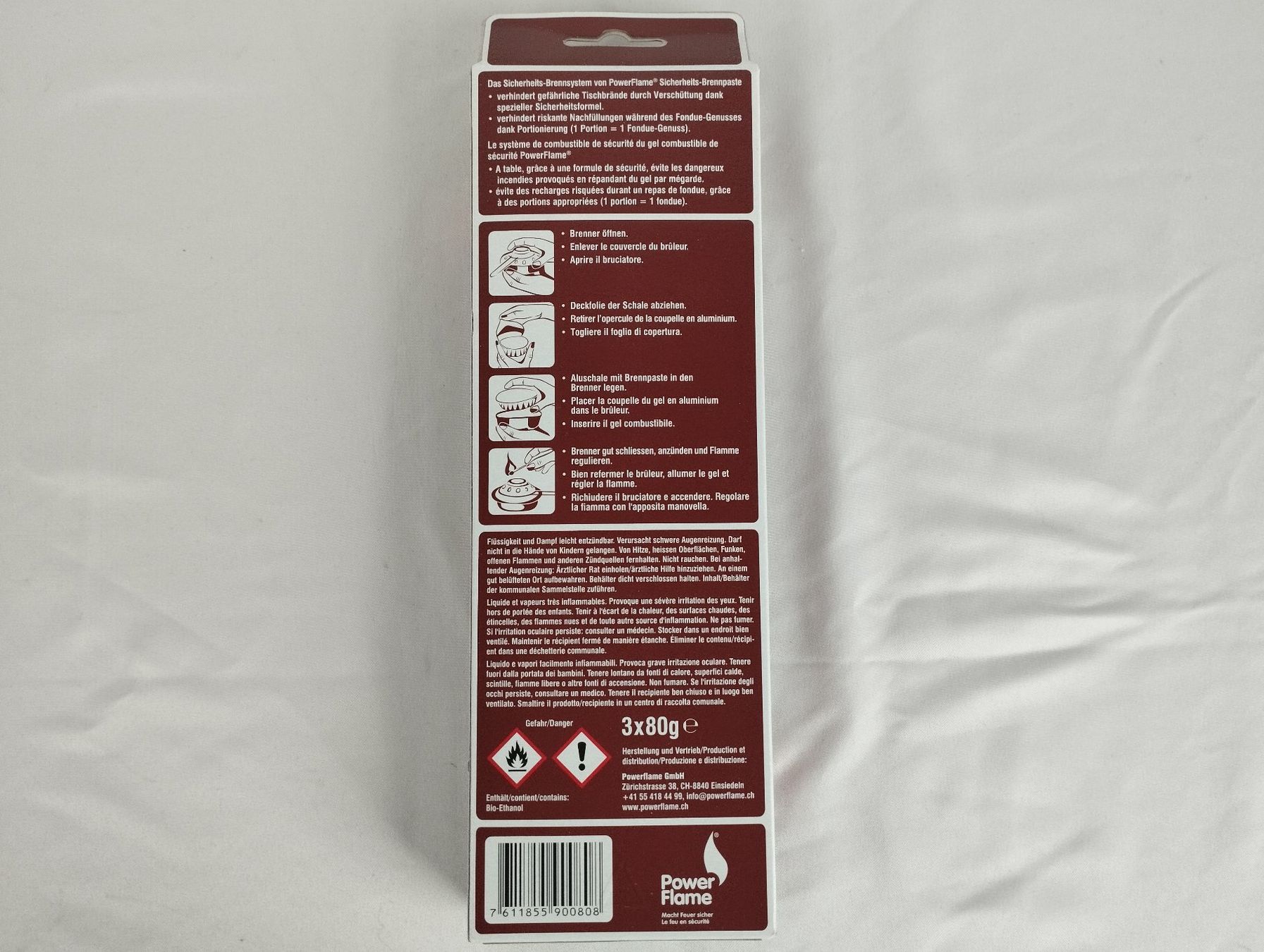 Komplettküchen: POWERFLAME Brennpaste 12 x 80g – Neu und originalverpackt aus Schübelbach von Restwert_Schubelbach 3