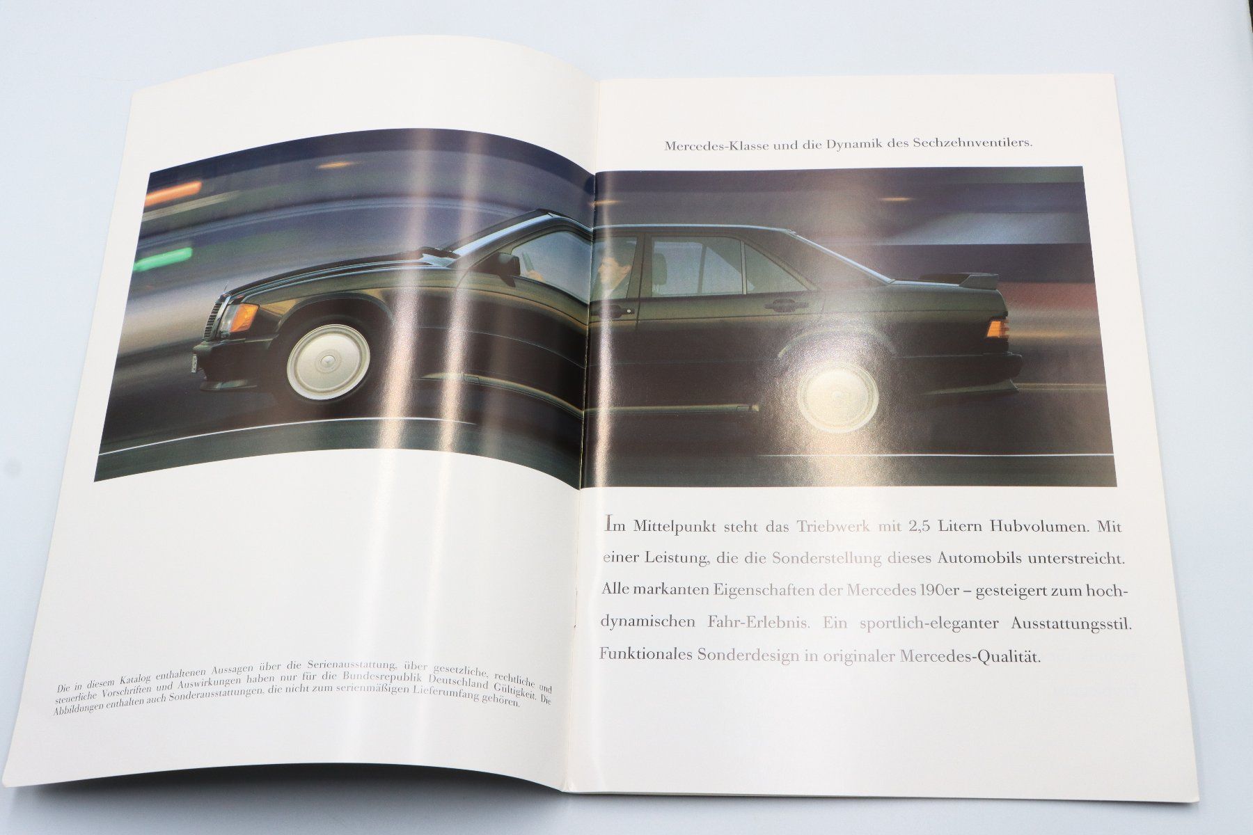 Mercedes-Benz Dokumente: Mercedes 190 E 2.5-17 1991 Prospekt – Gebraucht aus Bühl b.Aarberg von Collectorpassions 2