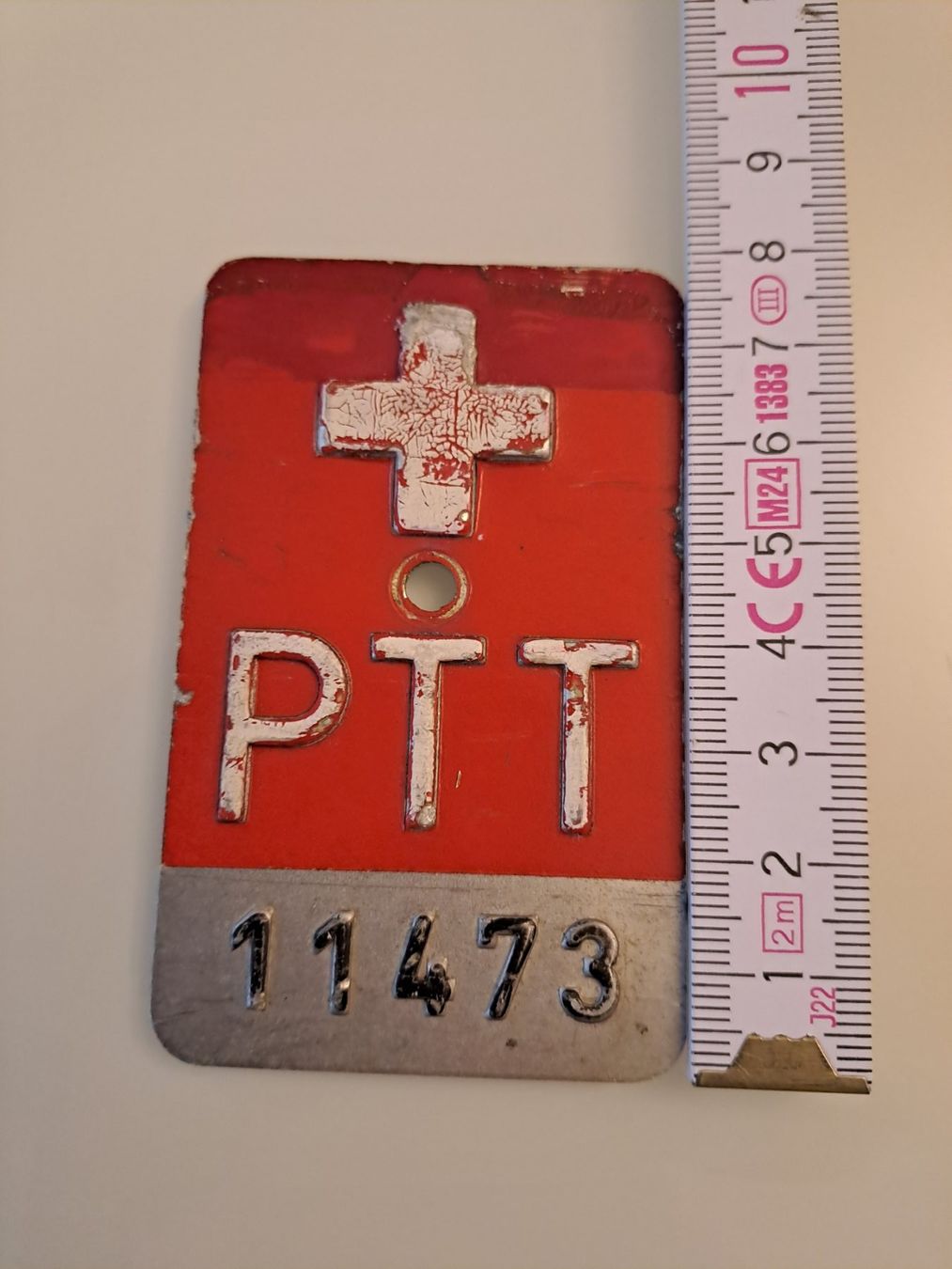 Insegne: Post- Nummernschild – Usato da Nesslau venduto da oldifa 1