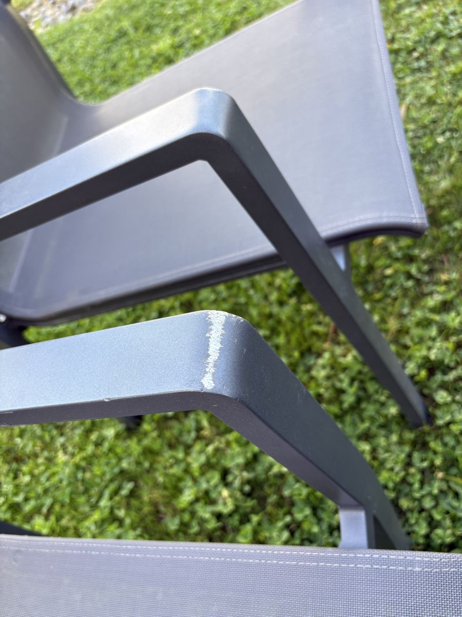 Sedie: 6er Set Gartenstühle Anthrazit – Usato da Dänikon ZH venduto da Niddu 4