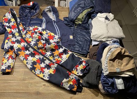 Kinderkleider Set Grösse 74/80, Junge für Herbst Winter