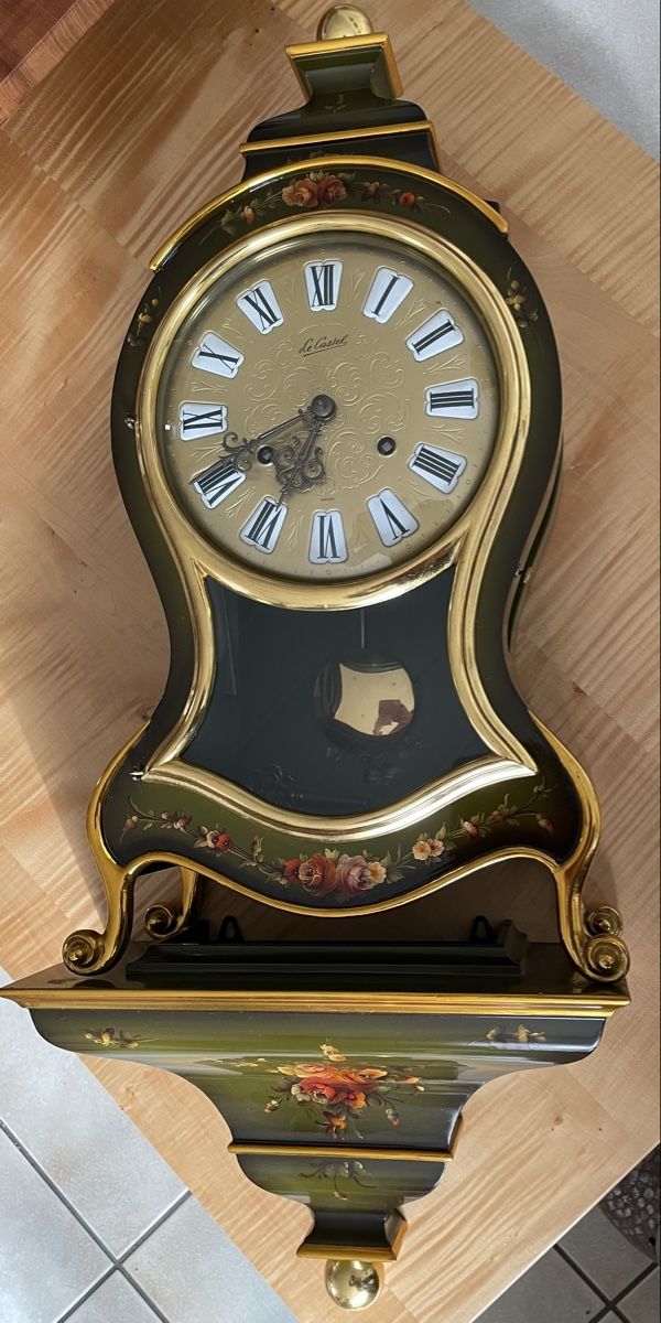 Orologi da terra & Orologi da parete: Neuenburger Pendule le Castel  – Usato da Zollikofen venduto da Myra44