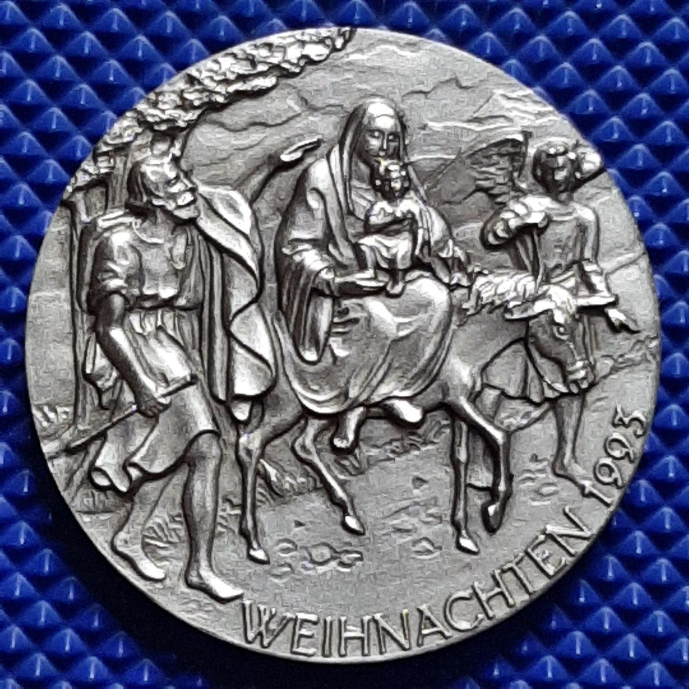 Medaglie: Weihnachten 1993 Liechtenstein Silber – Usato da Carouge GE venduto da cecob0909